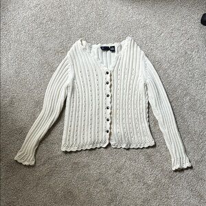Cream sweater